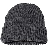 Sportsman 12" Chunky Knit Beanie One Size Charcoal