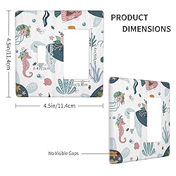Wpshijia Underwater Floral Turtle Animal 2 Gang