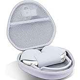 Lebakort Hard Case Compatible with Apple AirPods Max Over-Ear Headphones (Silver Case)