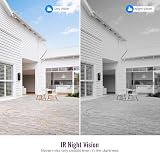 SUNNYJANE 1080P Smart Video Doorbell Wireless Human Detection Night Vision 2 view 5