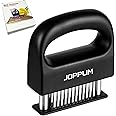 Jopplim Meat Tenderizer, With 48 Stainless Steel Ultra Sharp Needle Blades, Meat Poultry Tenderizer, for Tenderizing Beef, Pork, Turkey, Fish, Cooking Tool Best for Tenderizing, Marinade, BBQ