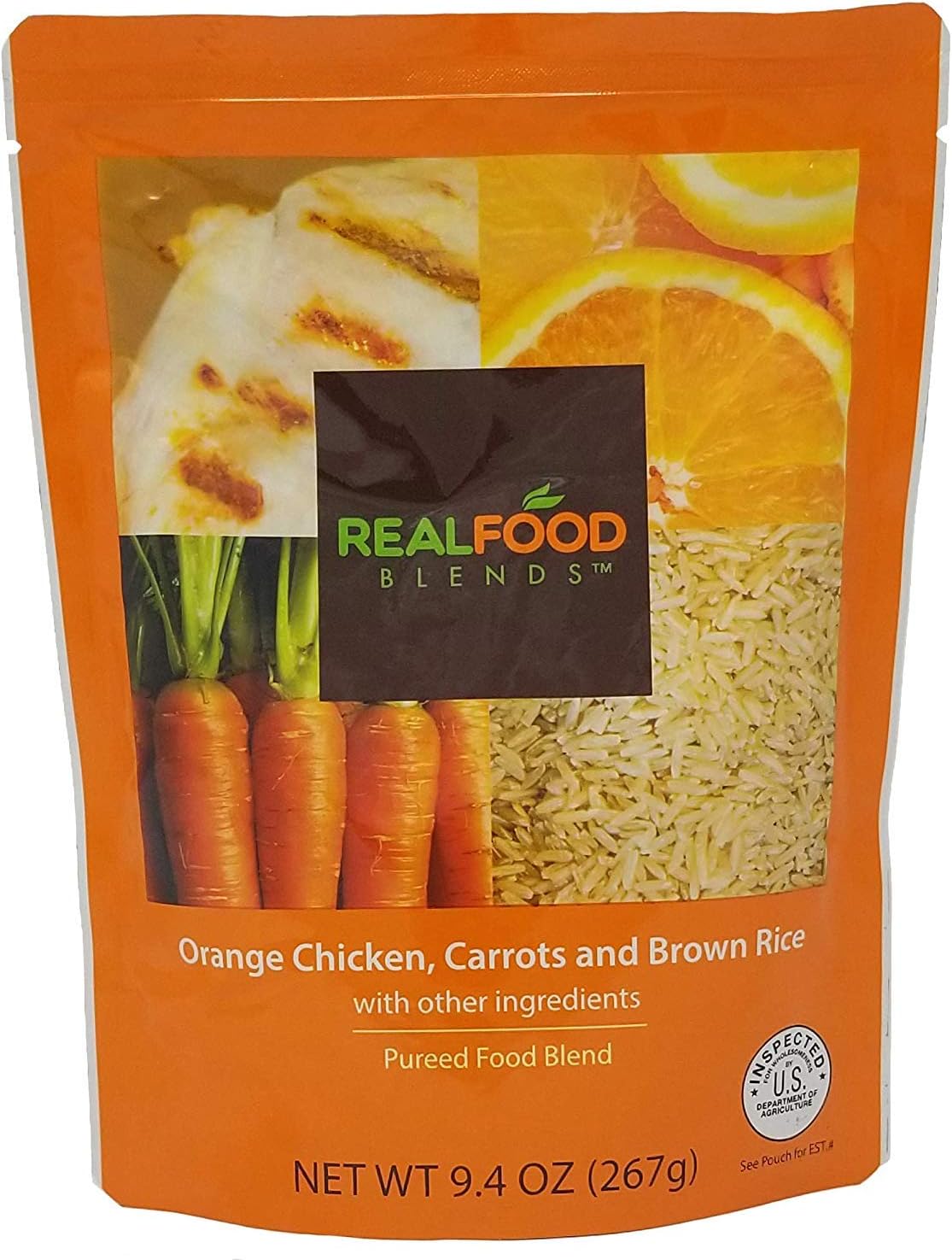 Real Food Blends Tube Feeding Formula 9.4 oz. Pouch Ready