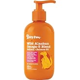 Zesty Paws Salmon Oil for Dogs &amp; Cats - Omega 3 for Dogs 8.5oz | Fish Oil for Dogs and Cats - Omega-3 Blend Pollock + Salmon Oil - for Skin and Coat Support, Omega 3 Supplement for Pets