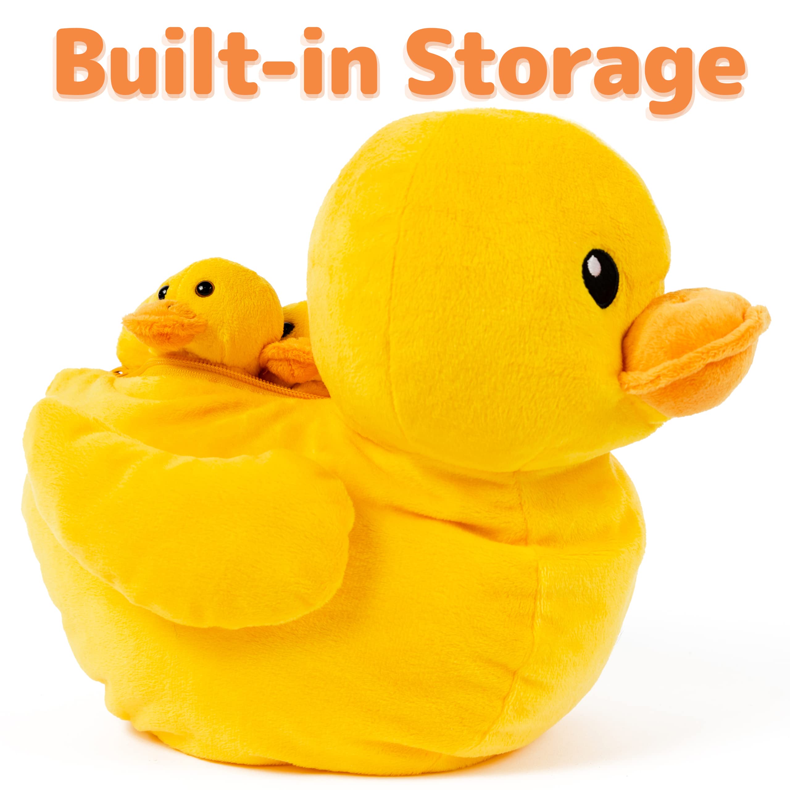 PREXTEX Plush Duck Toys Stuffed Animal With 5 Ducks Baby Stuffed