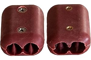 E-Z - TY 3/8 Inch Double OT Rope Clamp 2- Pack (Red)