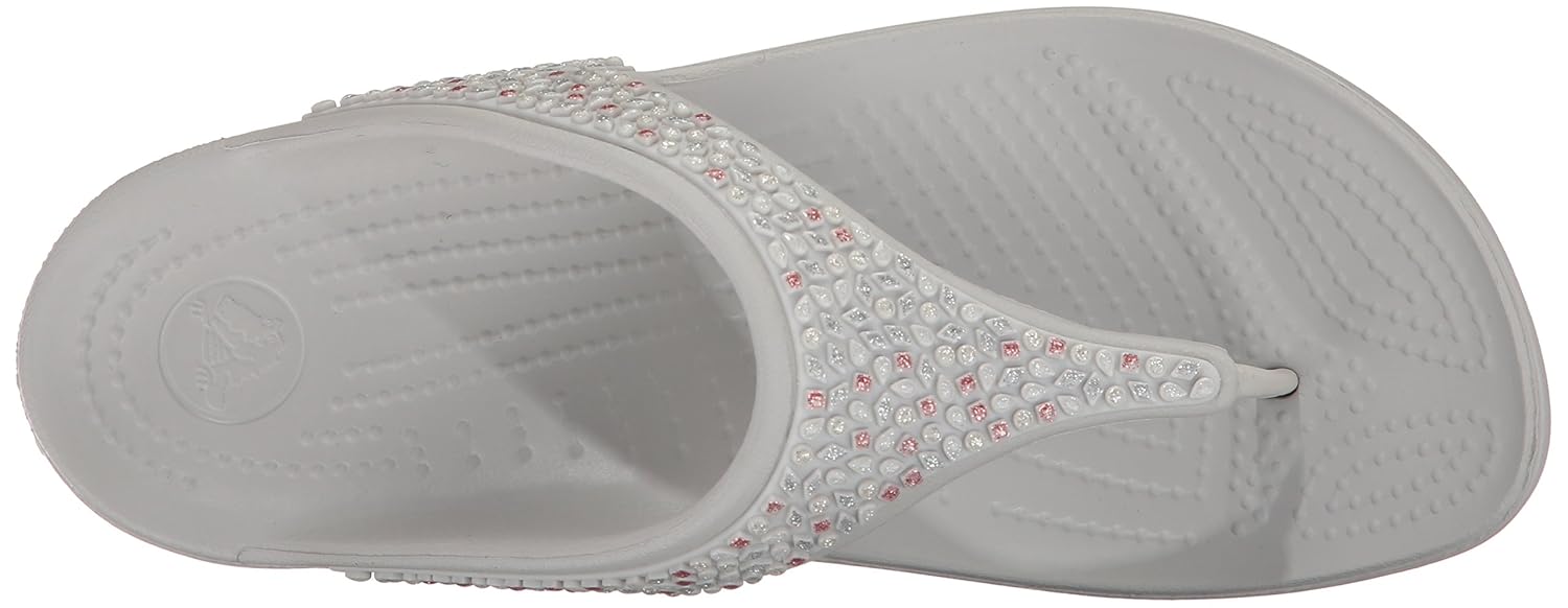 crocs women's sloane embellished slippers