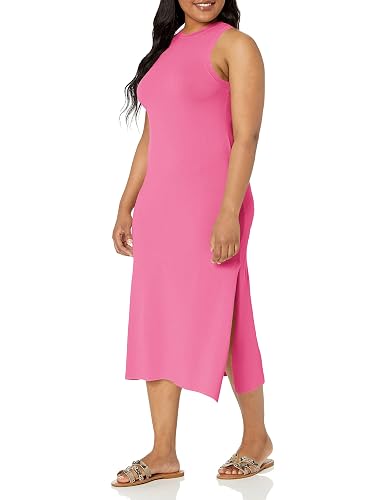 sachin and babi light blue dress Moda Glam Penelope High Slit Dress- Hot Pink 6