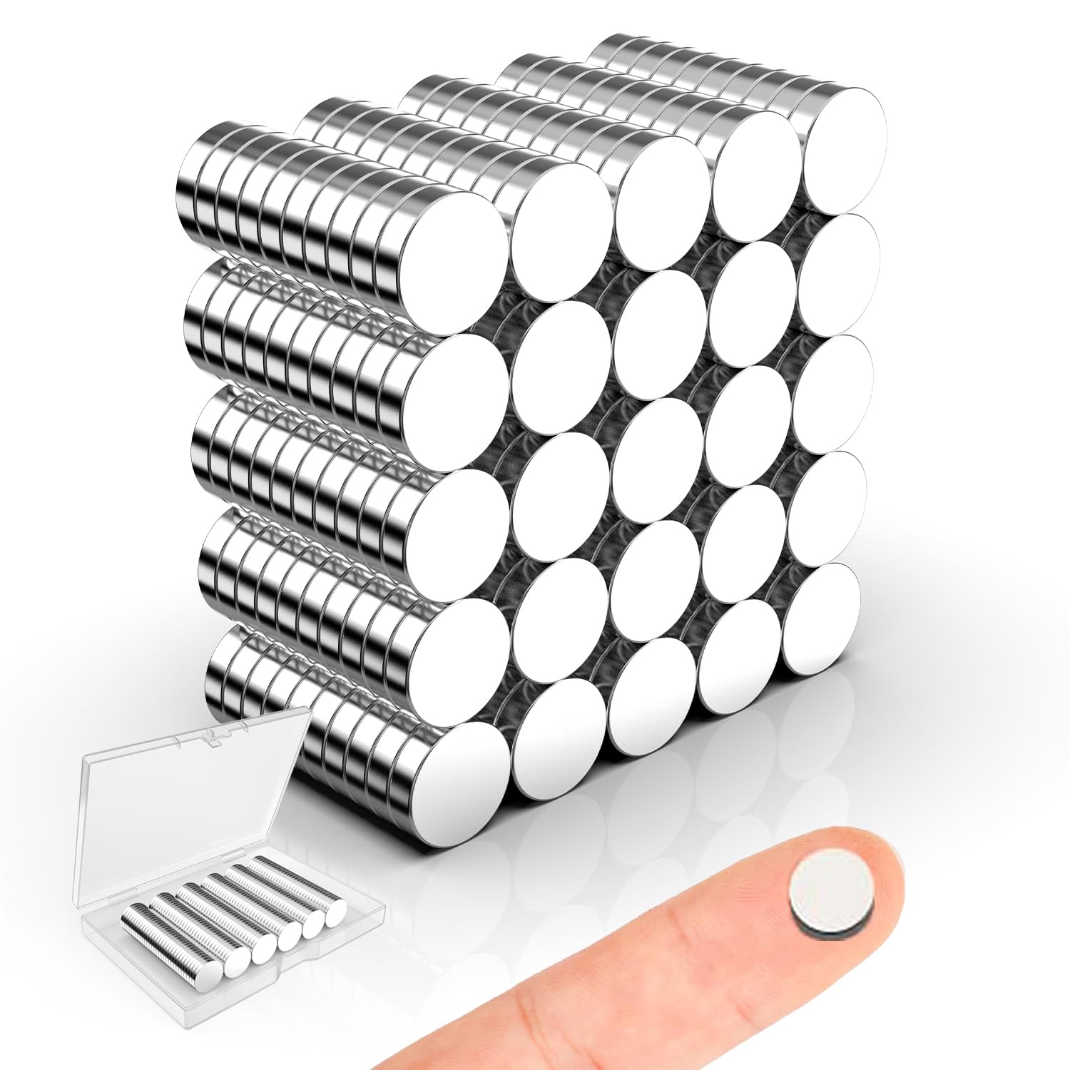 Refrigerator Magnets, Caturledas 250 Pack 8x2mm