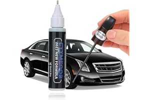 CTTMEOOB Black Touch Up Paint for Cars, Two-In-One Car Paint Scratch Repair Pen, Quick & Easy Solution to Repair Minor Automotive Scratches 0.4 fl oz. (Black)
