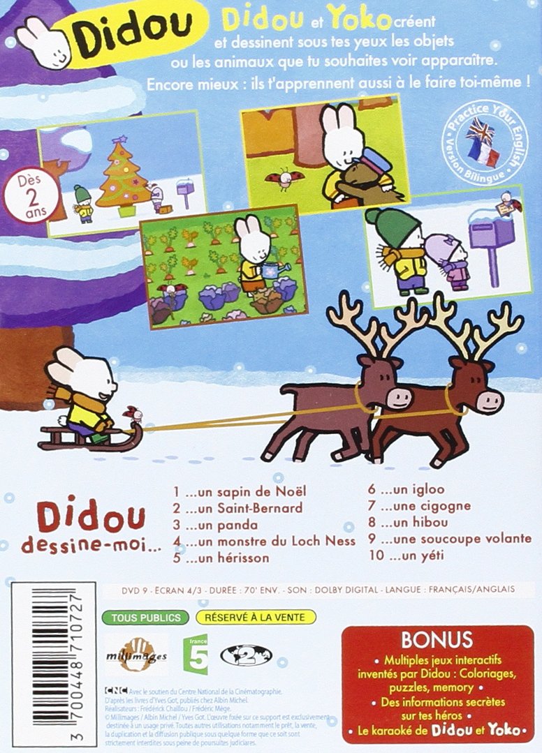 Amazoncom Didou Vol 9 Dessine Moi Un Sapin De Noël - 