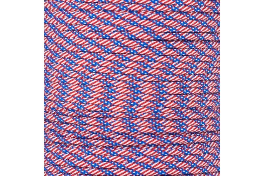 Paracord Planet 250 Foot Spools of 550 Type III 7 Strand Paracord (USA Flag 250 Foot Spool)