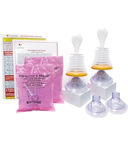 Amazon.com: LifeVac Home & Yellow Travel Combo Kit - Portable