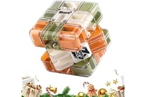 Large 3D Labyrinth Cube Puzzle, 3D Magic Cube Maze Ball Puzzle, Spatial Awareness Brain Training Toy for Stress Relief & Logi