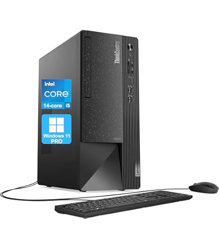 Amazon.com: Lenovo ThinkCentre Neo 50t Tower Desktop Computer, 16