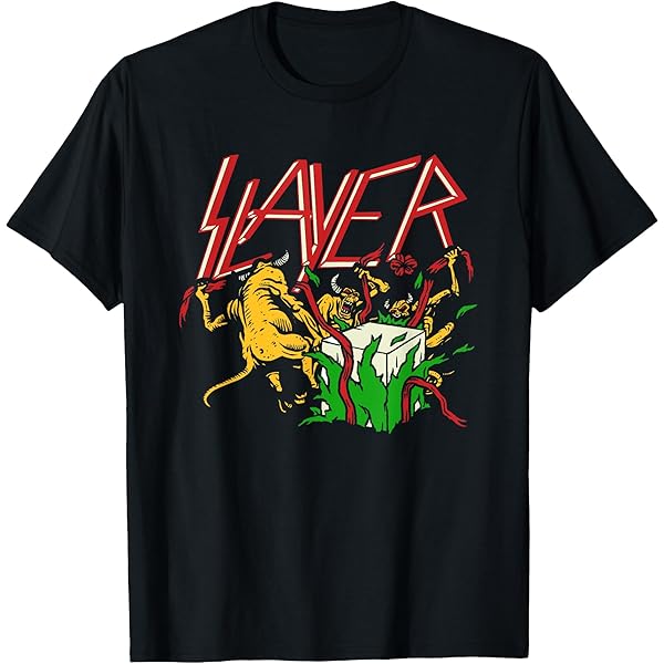 Amazon.com: Slayer – Seasons in The Abyss Crosses T-Shirt