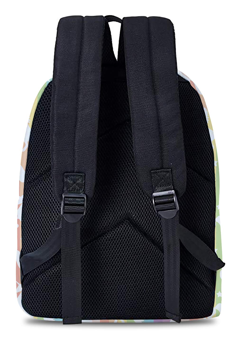 Trendy Funky Back Pack Heavy Duty Padded Knapsack Bag Vivid Colorful Rainbow Unicorn Female Kid Teens Teenage Little Girls Adorable Kid Themed Daypack For Primary Elementary School Kindergarten