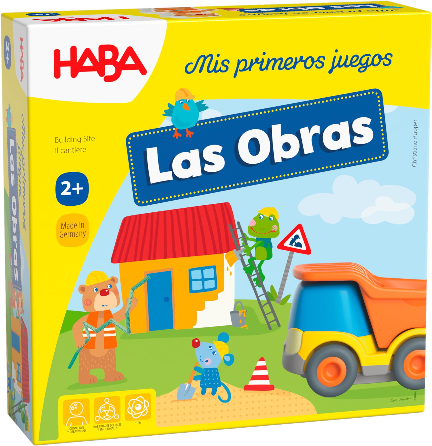 Haba My First Games-The Works-ESP Table, Multi-Coloured (H305214), Assorted Model