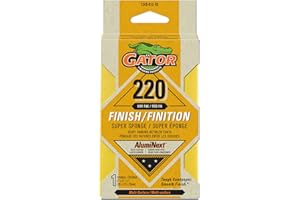 GATOR Premium Super Sanding Sponge, 220 Grit