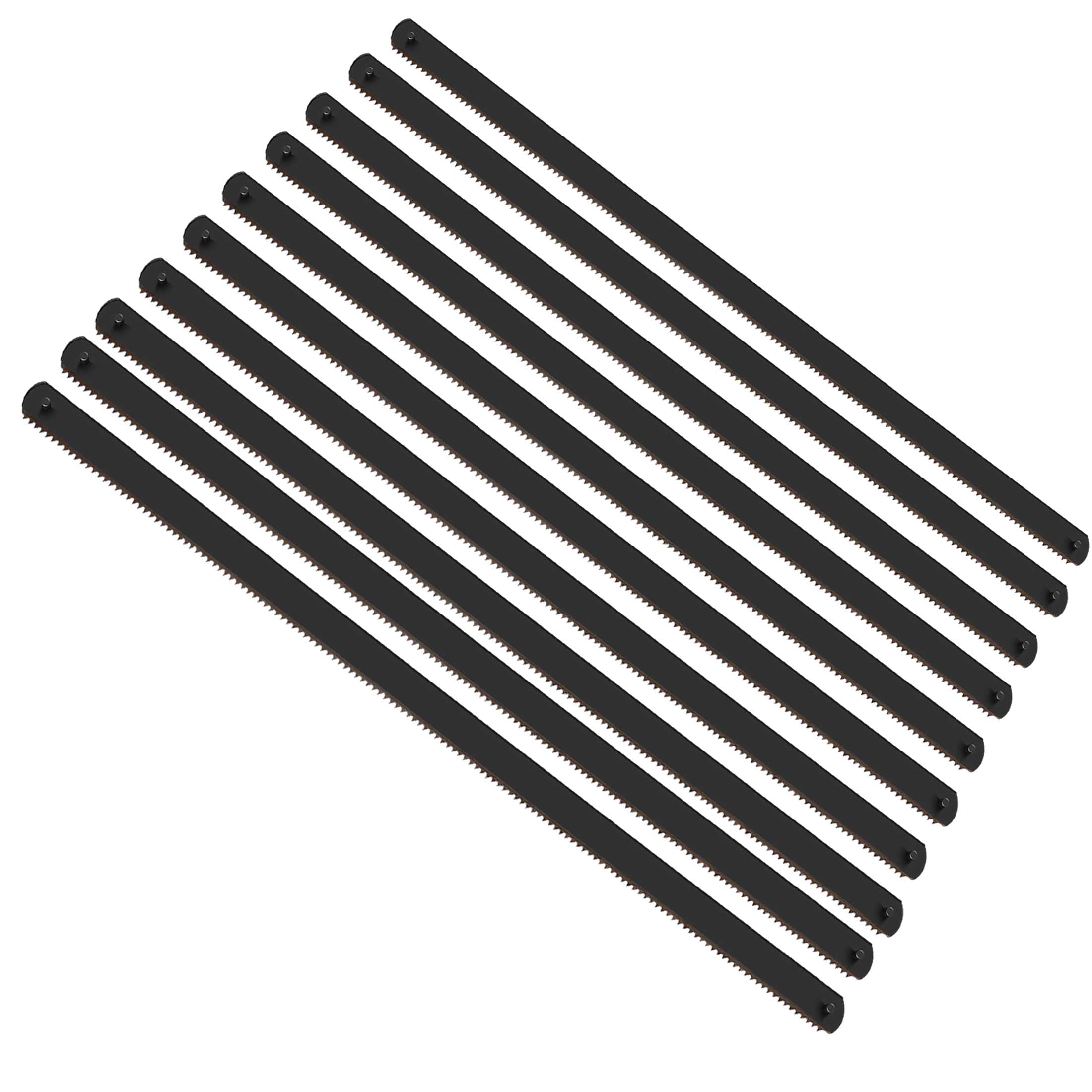 Viganoc 10 Pc Professional High Speed Steel Mini Hacksaw Blades, 6" / 150mm Blade, 24TPI Spare Blades for Cutting Wood & Metal