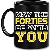 DEKIDOKA 40th Birthday Gifts Men - 1986 40 Year Old Gifts - 40s Birthday Decorations For Men Women - Fortieth Bday Gift - 40th Mug - Fathers Mugs For 40s - Fortieth Coffee Mugs 11 oz