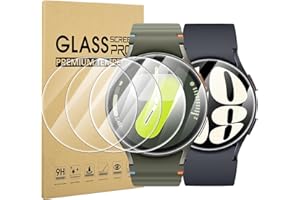 Suoman 4-Pack for Samsung Galaxy Watch 7/Galaxy Watch 6/ Galaxy Watch 5 / Galaxy Watch 4 44mm Screen Protector, [Perfectly Fi