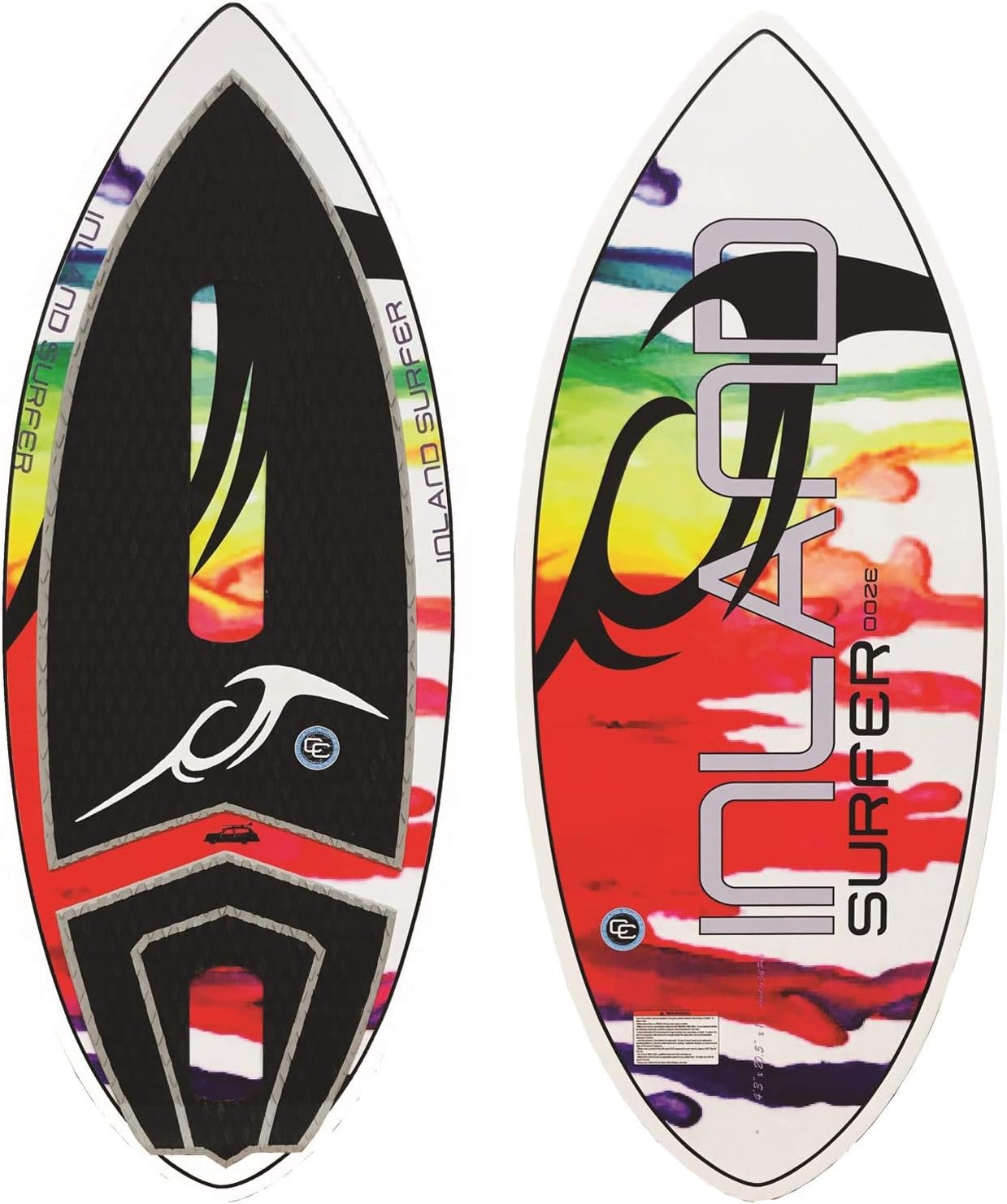 Inland Surfer Ooze Skim Wakesurfer Sz 4ft 3in