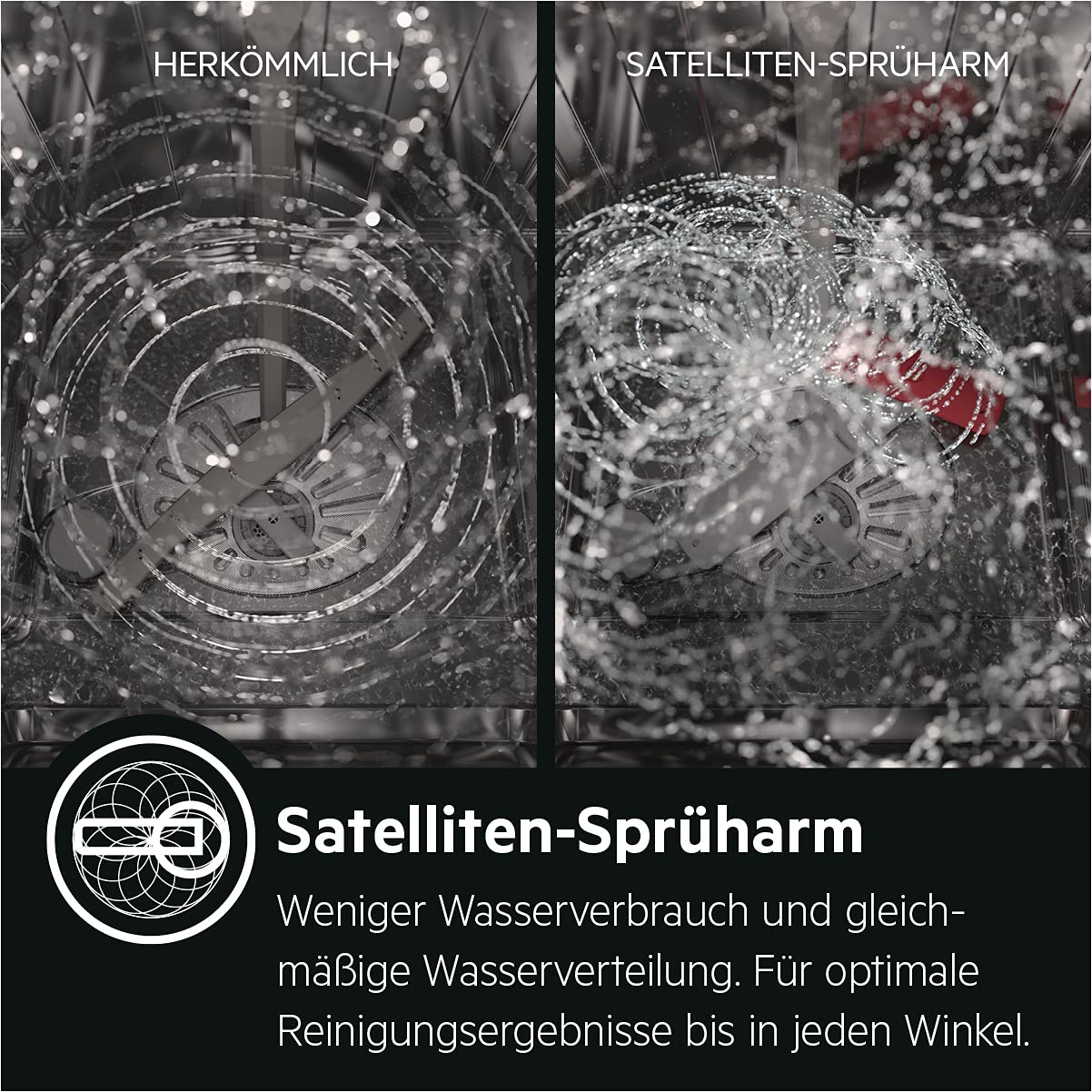 AEG Vollintegrierter Geschirrspüler 60 cm, Spülmaschine Serie 5000: AirDry Kein Nachtrocknen, Energieklasse C, Besteckschublade, personalisierte Zeit-Steuerung, 44 dB, Wasserstopp, 14 MG, FSK64907Z 6