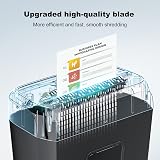 Bonsaii 6 Sheet Cross Cut Shredder C237-B Upgrade 13L 5x14mm 3min view 6