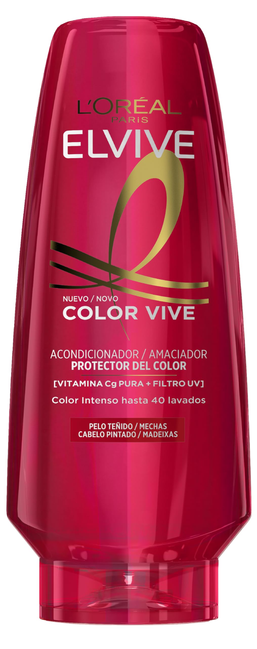 L'Oreal Paris Elvive Color Vive Protective Conditioner, Dyed or Wicked Hair, Care and Detangles - 300 ml