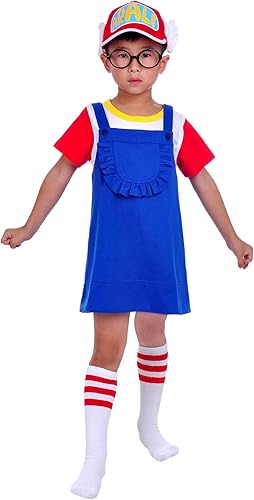 Amazon Dr スランプ風 ドクタースランプ アラレちゃん コスプレ衣装 5点セット 子供用 81 85cm アニメ専線 キッズコスチューム ホビー Amazon Dr スランプ風 ドクタースランプ アラレちゃん コスプレ衣装 5点セット 子供用 81 85cm アニメ専線 キッズコスチューム ホビー