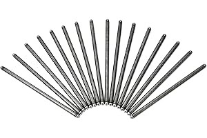 Michigan Motorsports 7.400" LS Pushrod Set - Stock Replacement for LS1 LS2 LS3 LS6 LQ4 LQ9 L76 L99 LS4 LS9 LSA - Fits 4.8L 5.3L 5.7L 6.0L 6.2L - Set of 16 - Like GM Part #12619828