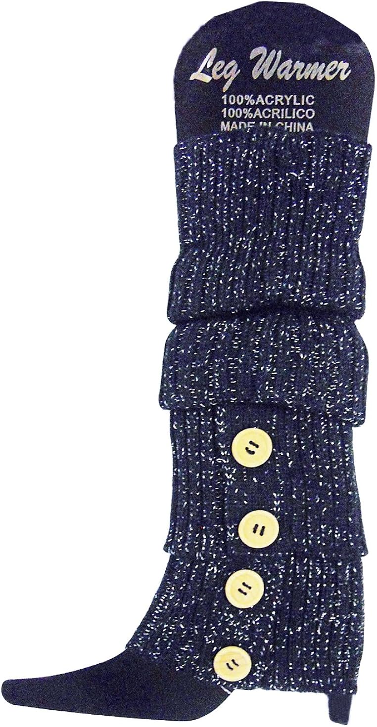 Leg Warmers (Blue) 1 Pair Clothing