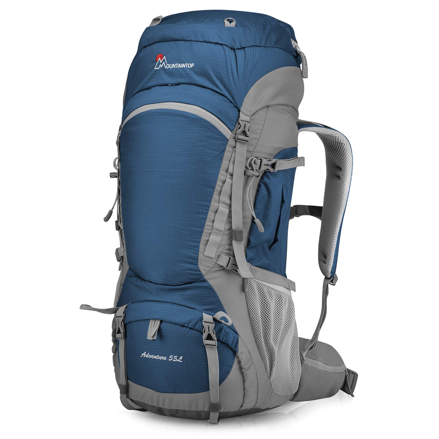 MOUNTAINTOP 55L/80L Hiking Backpack with Rain Cover