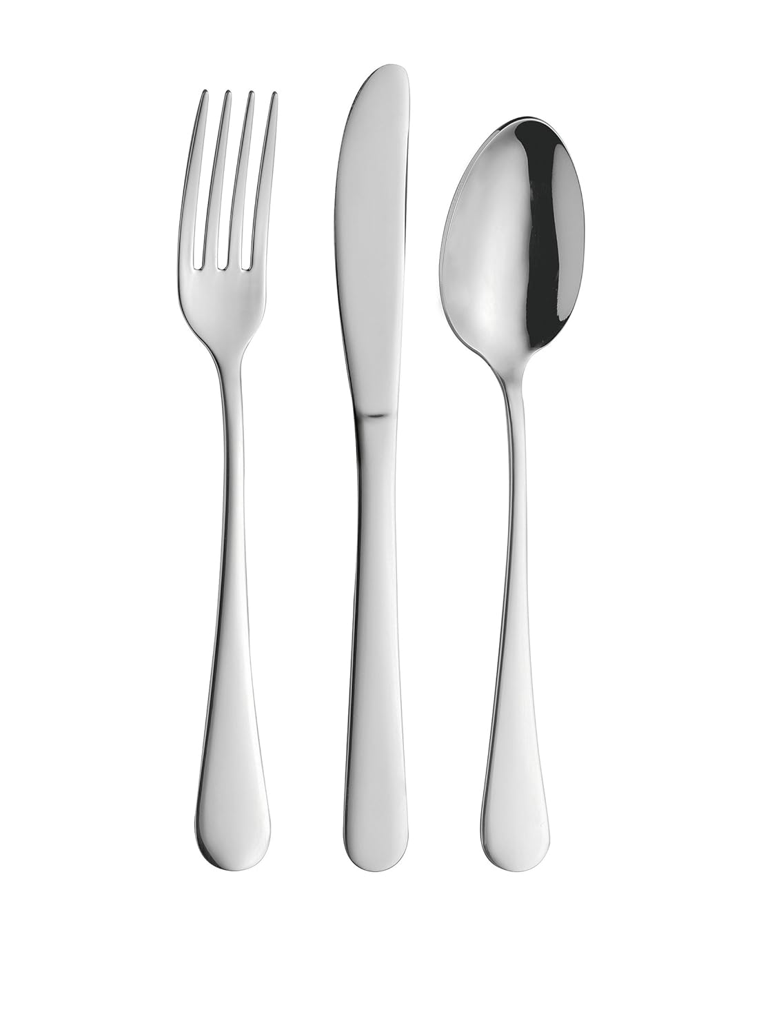 Abert Cubertería 24 Piezas Murano Acero Inoxidable 18/10 Plata: Amazon.es: Hogar