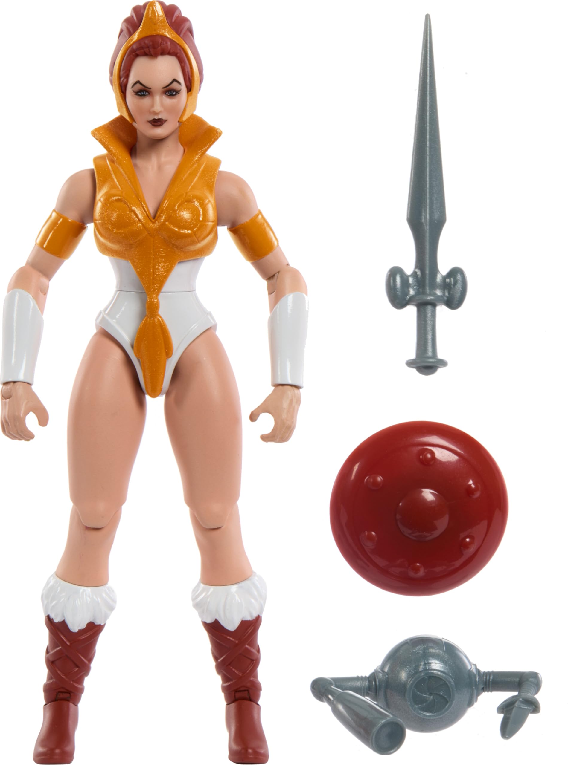 Masters of the Universe Origins Toy, Teela Cartoon Collection Action Figure, 5.5-inch MOTU Heroine, Accessories & Mini-Comic, HYD27