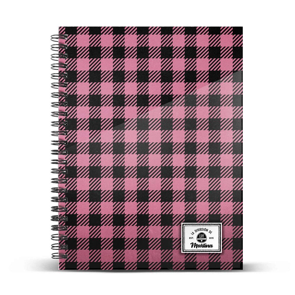 karactermania Martina D'antiochia (La Diversión De Martina) Pink-DIN A4 Grid Paper Notebook