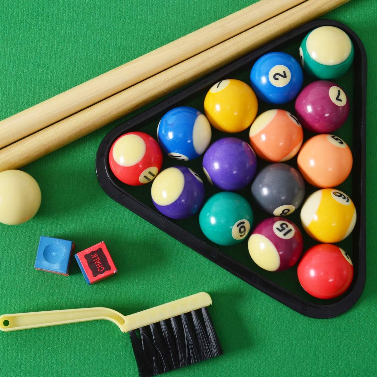 TP NAISSGO Mini Portable Pool Table Pool Game Set，Childrens Game Table