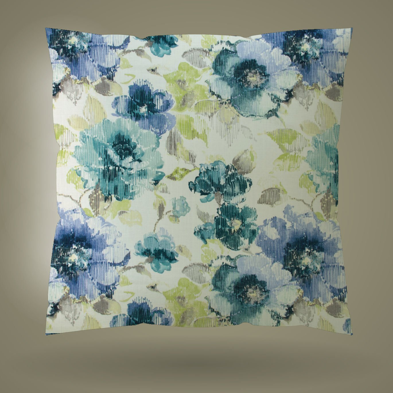 Amazon Com Throw Pillow With Robert Allen Design Fabric Handmade