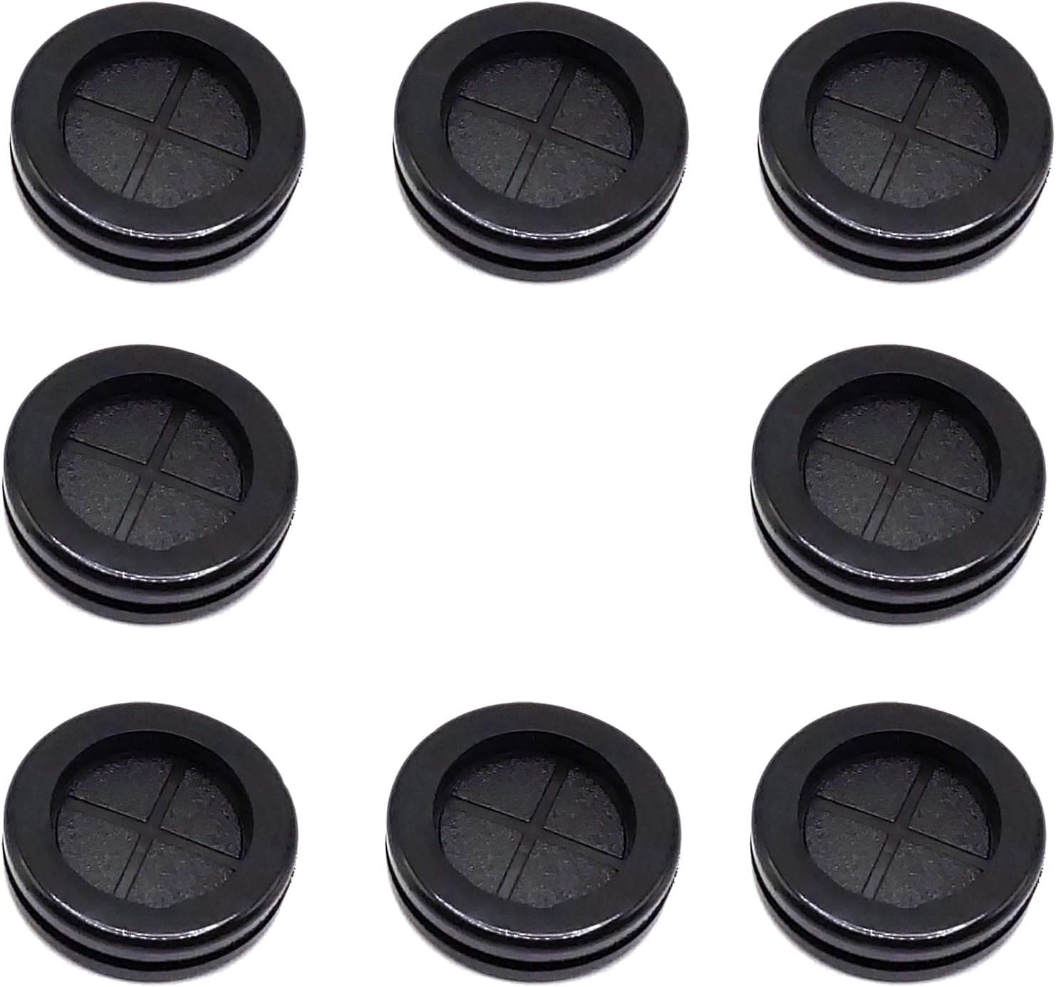 ECUDIS 13/16" ID 11/2" Drill Hole Rubber Grommets Firewall Hole Plugs