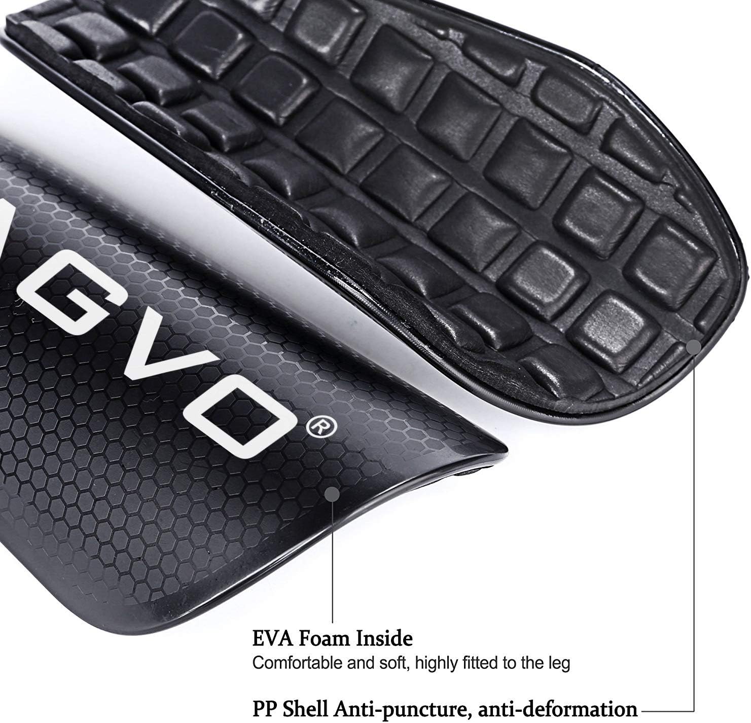 TAGVO Soccer Shin Guards Youth with Pocketed Compression Calf Sleeves, Kids Soccer Equipment Youth Sizes Performance Soccer Shin Pads for Boys Girls : Sports & Outdoors