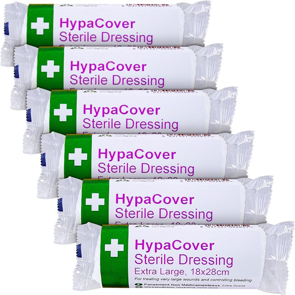 Safety First Aid Group HypaCover Sterile Dressing Extra Large 18 x 28 cm Pack
