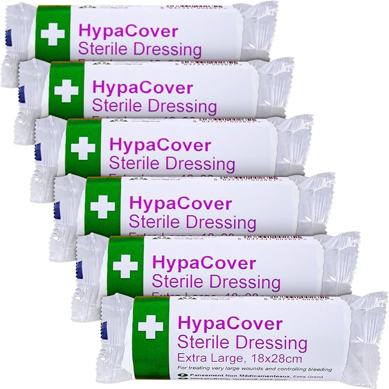 Safety First Aid Group HypaCover Sterile Dressing Extra Large 18 x 28 cm Pack