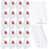 20 Pack FJM Airclean 3D Vacuum bags for Miele Compact C1, Compact C2, Complete C1, S241, S290, S300i, S500, S700, S4, S6 Seri