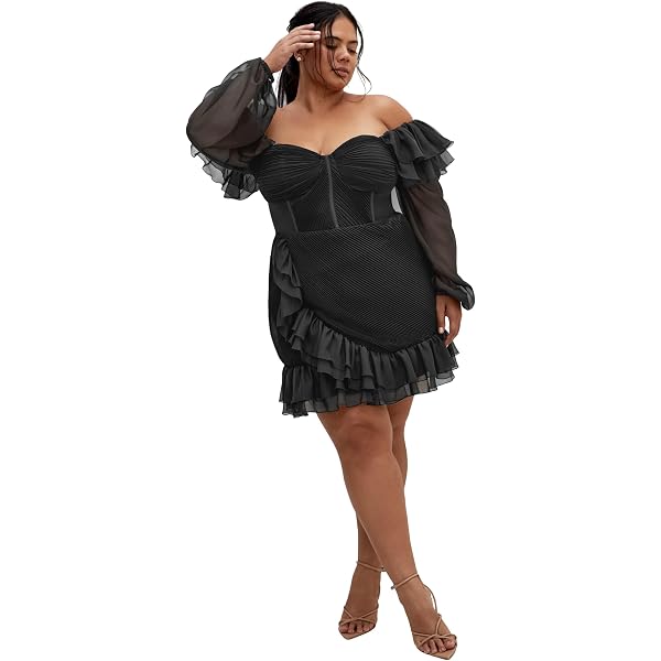 Amazon.com: City Chic Women's Plus Size Sequin Party Dress, 14 : Clothing,  Shoes & Jewelry