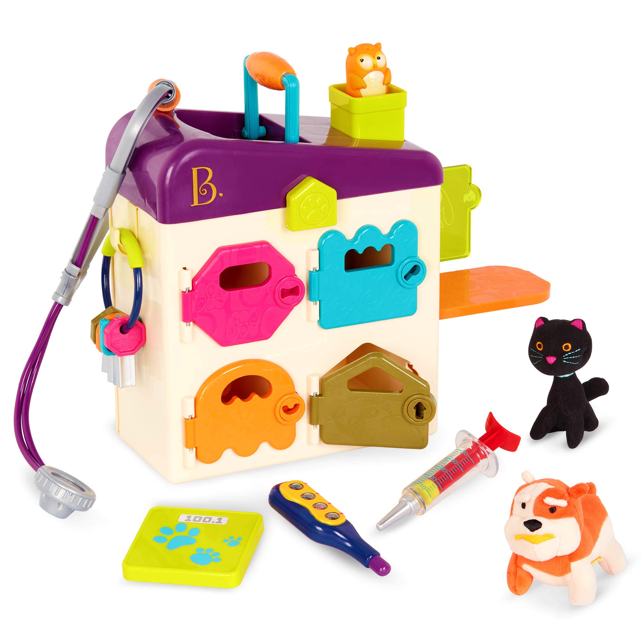 Photo 1 of B. toys – Toy Vet Set For Toddlers, Kids – Pet Care – Pretend Play Set – Tools, Plush Toys – 2+ Years