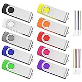 ABLAZE 64GB Flash Drive 10 Pack, USB 2.0 Memory