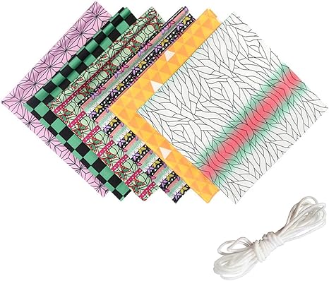 Amazon 生地布 綿100 和柄 布 手作り ブロード 雲柄 蝶デザイン 格子柄 コスプレ カットクロス 和柄 麻の葉 ハンドメイド用品 鱗文様 市松模様 ハギレ小柄 手芸 パッチワーク布 はぎれ 6色 6枚 50 50cm 10メートルゴム付き 和風柄 6枚 50 50cm 並行輸入品 布 生地