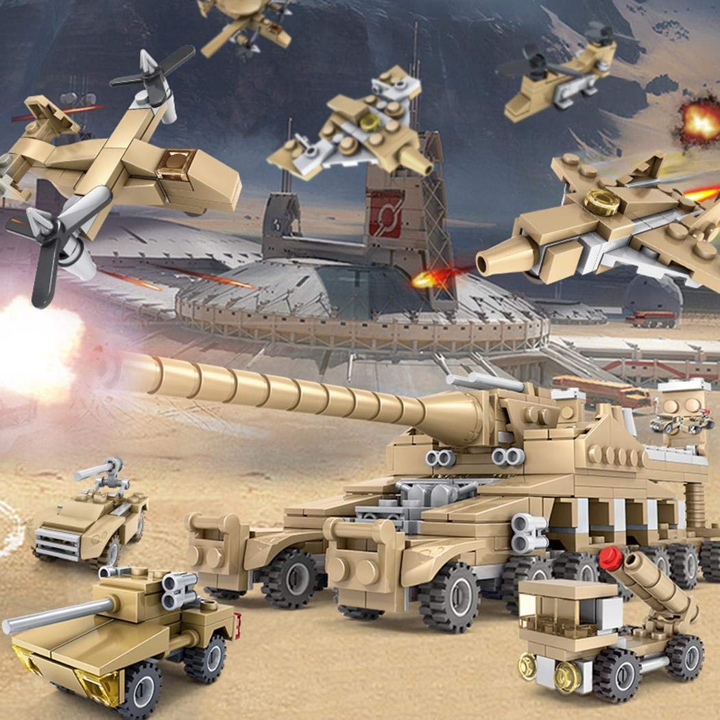 FastDirect New Kids Children Puzzle Assembled Building Blocks Cannon Tank 16 in 1 Toy Set Building & Construction Toys