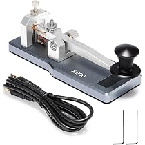 XIEGU VK-6 Iambic CW Morse Code Key, Dual Paddle Automatic Keyer