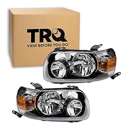 TRQ 2 Piece Headlight Assembly Set Driver